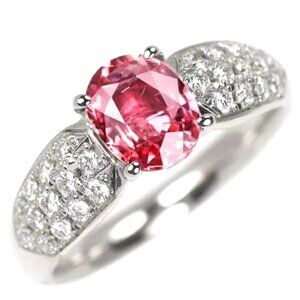 Pink sapphire pt900 - Gem
